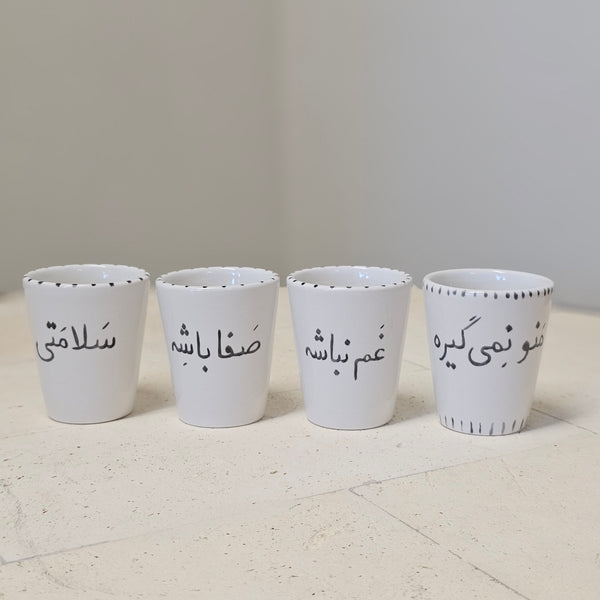 Customized Hand Painted Ceramic Shots