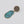 Adorn-Khatam Brass-Blue Patina Earring