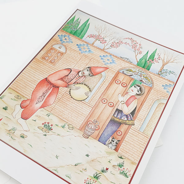 Haji-Feerooz Greeting Card