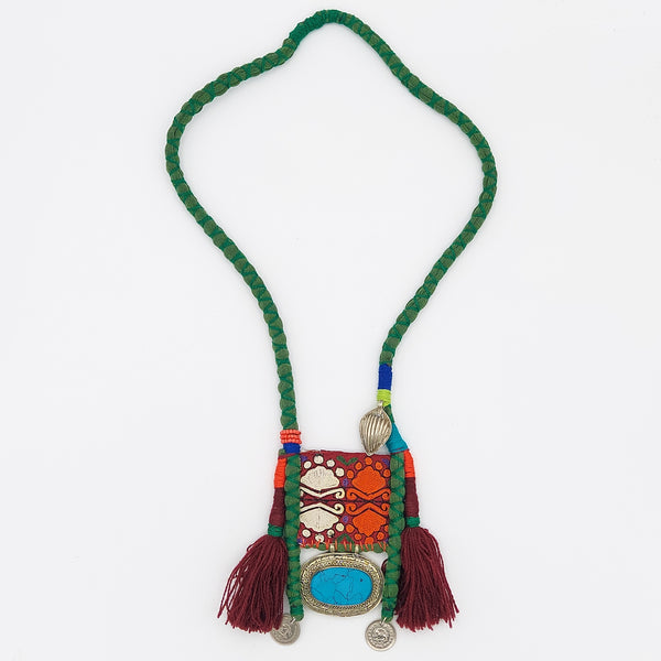 Tannaz Handmade Vintage Woven Necklace