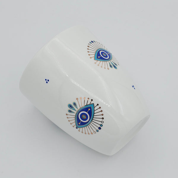 Evil Eye Mug with Gold