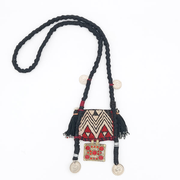 Farahnaz Handmade Vintage Woven Necklace