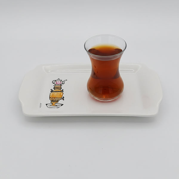 Samavar Tray with Persian Tea Cup