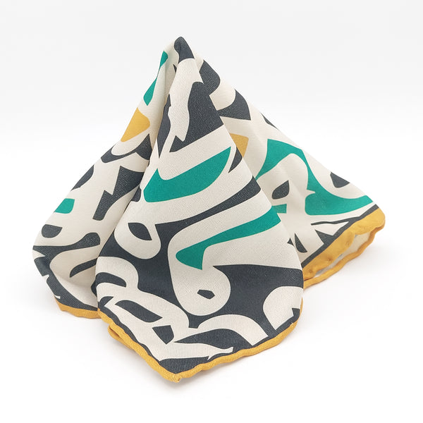 Persian Calligraphy Pocket Square