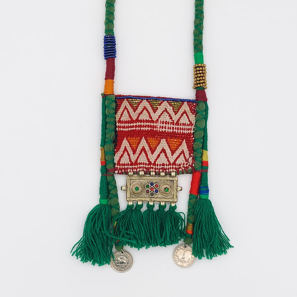 Sarvenaz Handmade Vintage Woven Necklace