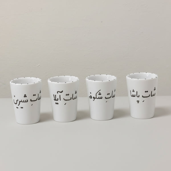 Customized Hand Painted Ceramic Shots