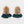 Qajar Paper Mache Earring with Velvet Fabric
