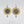 Pahlavi Coin Brass Earring with Drop