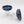 Small Lajevard Bowl With Glass Stand & Gold Touches