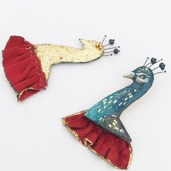 Tavoos Paper Mache Earring