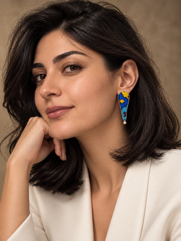 Mowj (Wave) Earrings