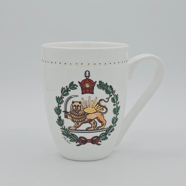 Hand Painted Shir-o-Khorshid Mug