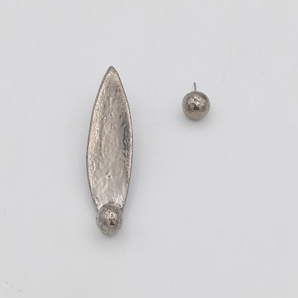 Asymmetrical Ceramic Earrings