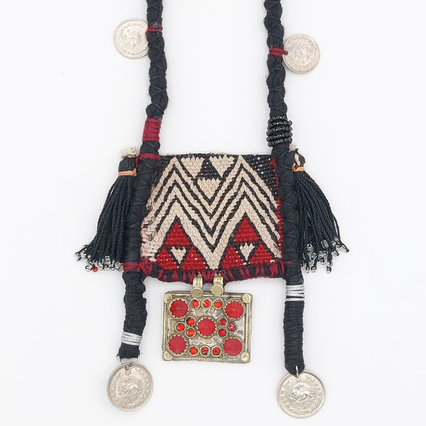 Farahnaz Handmade Vintage Woven Necklace