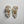 Khoosheh Pearl-Khatam Brass Earring