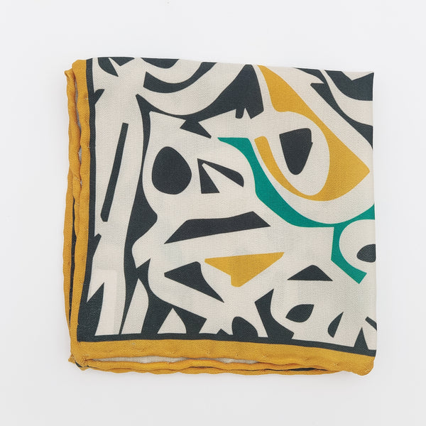 Persian Calligraphy Pocket Square