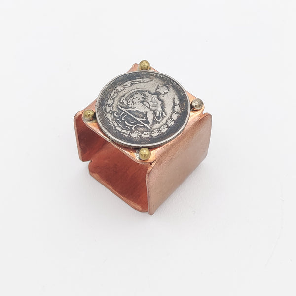 1 Rial Pahlavi Coin Ring