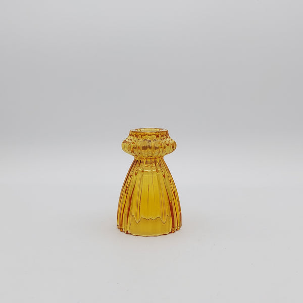 Ornate Glass Candle Holder