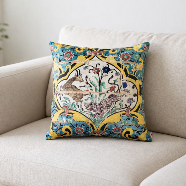 Persian Green Tile Pillow