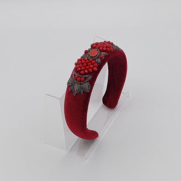 Red Naazbanoo Hairband