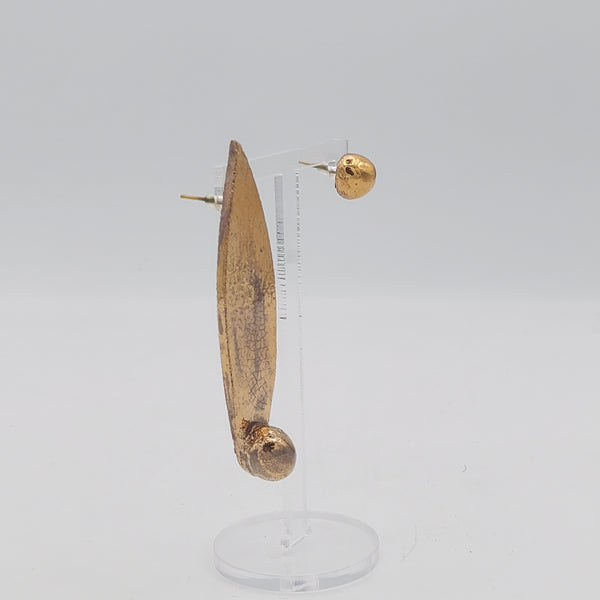 Asymmetrical Ceramic Earrings