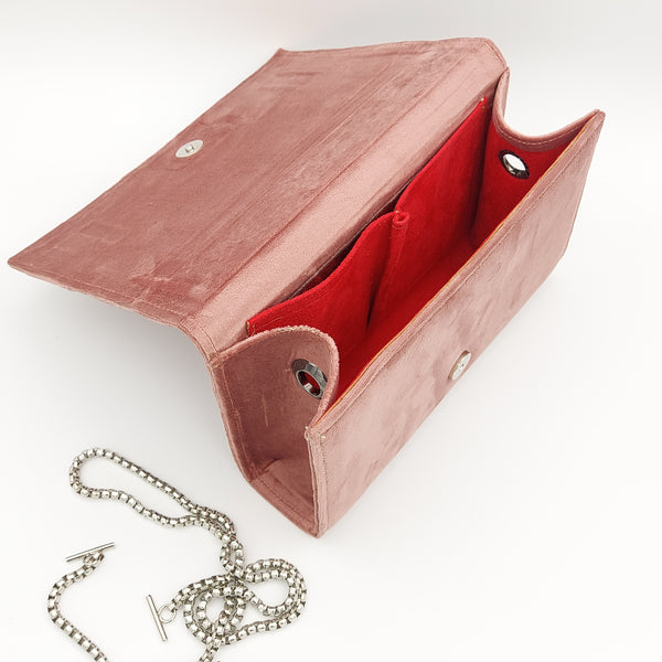 Pink Amood Clutch with Rose Quartz