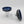 Small Lajevard Bowl With Glass Stand & Gold Touches