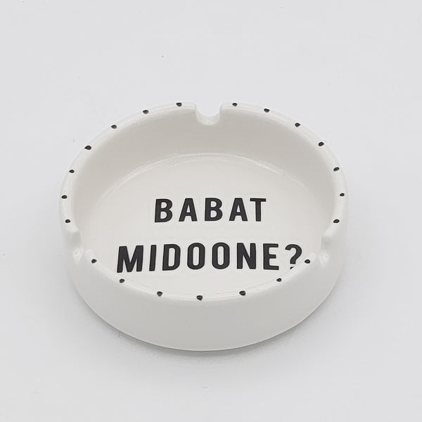 English Babat Midoone Ashtray