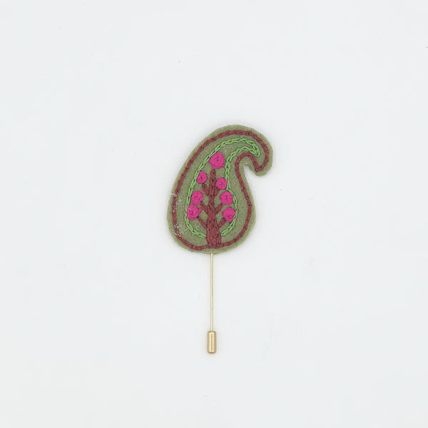 Sarv Embroidered Brooch