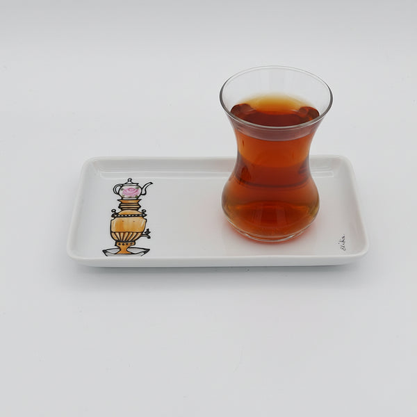 Samavar Saucer with Persian Tea Cup
