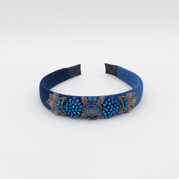 Dark Blue Naazbanoo Hairband