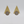 Pahlavi Coin Pyramid Earrings