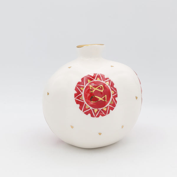 Decorative Maahi Sorkhi Ceramic Pomegranate