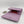Violet Classic Clutch with Pink Stone
