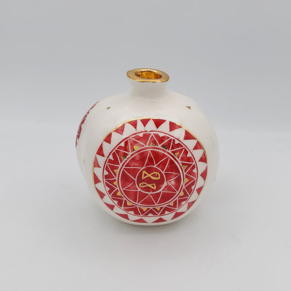 Decorative Maahi Sorkhi Ceramic Pomegranate