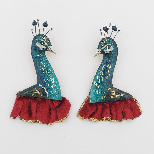 Tavoos Paper Mache Earring