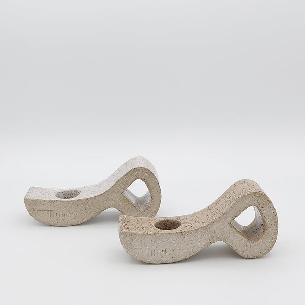 Ceramic Farsi Letters Candle Holder