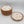 Golden Leaves Ceramic & Wood Plate