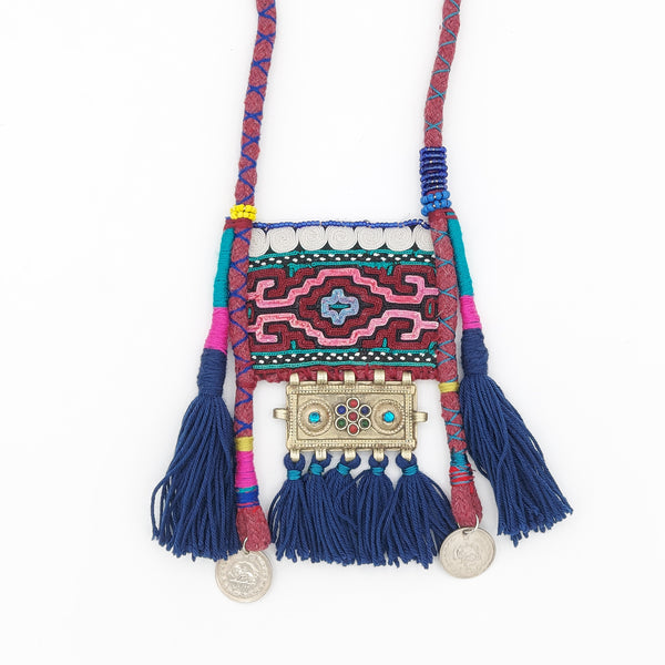 Shahnaz Handmade Vintage Woven Necklace