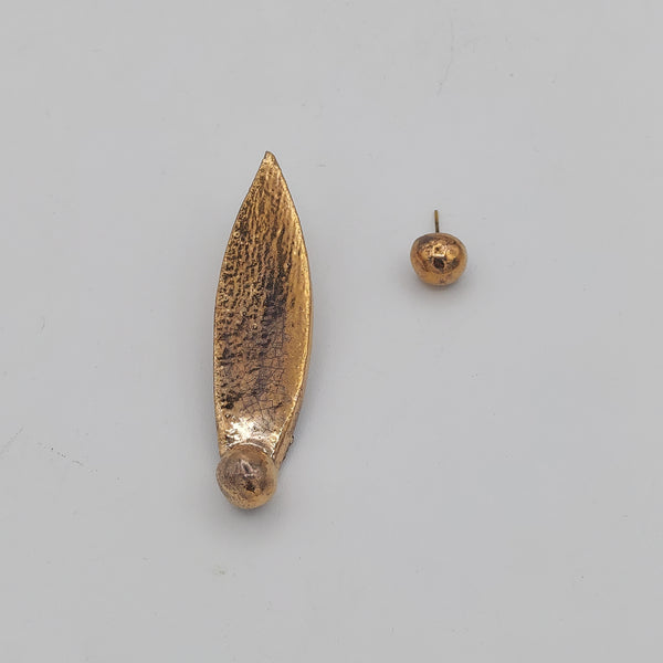 Asymmetrical Ceramic Earrings