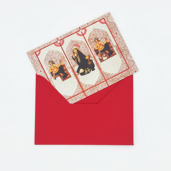 Feast of Femininity Greeting Card