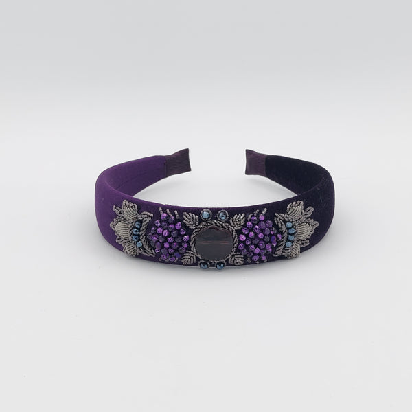 Deep Purple Naazbanoo Hairband