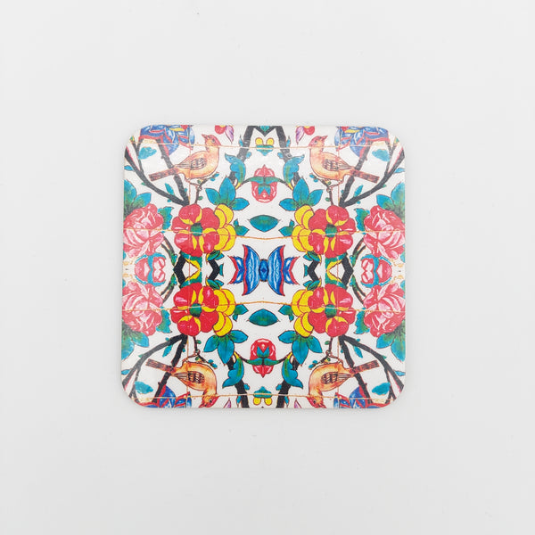 Persian Motifs Square Coasters
