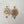 Pahlavi Coin 2 Rials Brass Earrings