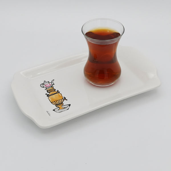 Samavar Tray with Persian Tea Cup