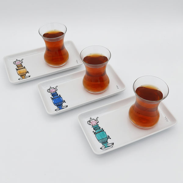 Samavar Saucer with Persian Tea Cup