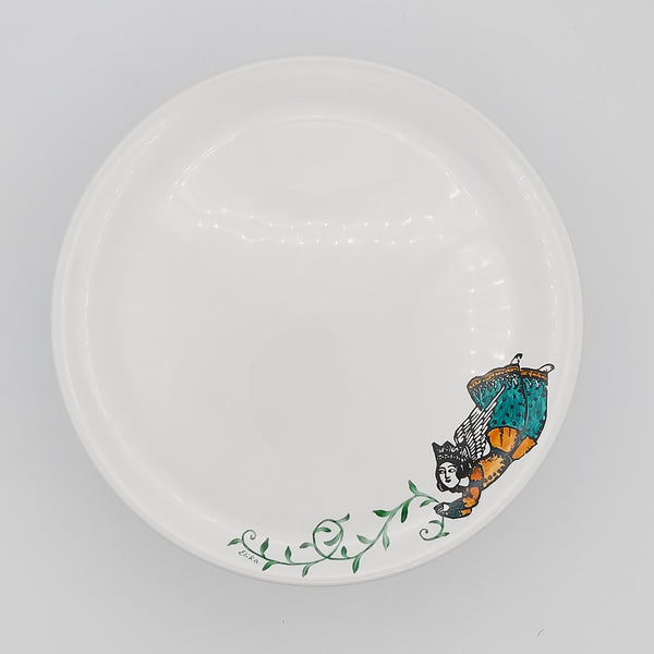 Hand Painted Persian Angel Cake Stand