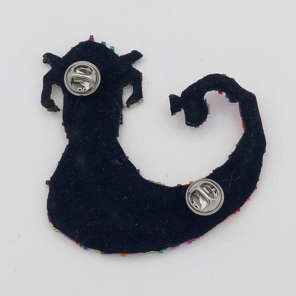 Shahmaran Bead Brooch