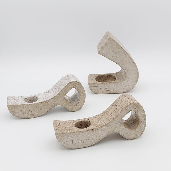 Ceramic Farsi Letters Candle Holder