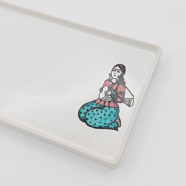 Qajar Musician Ladies Platter